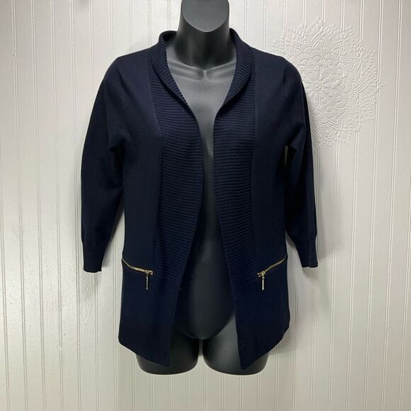 CARMEN MARC VALVO Cardigan Sweater - Picture 1 of 4
